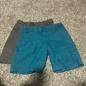 Kids' Teal and Gray Shorts Set